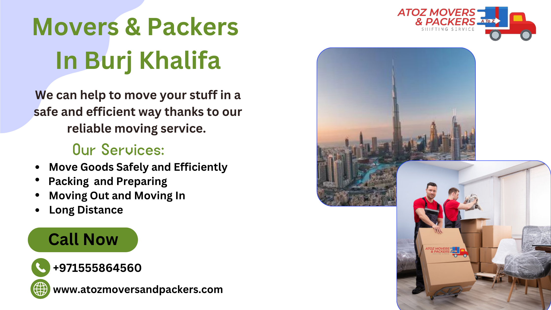 movers and packers in burj khalifa​