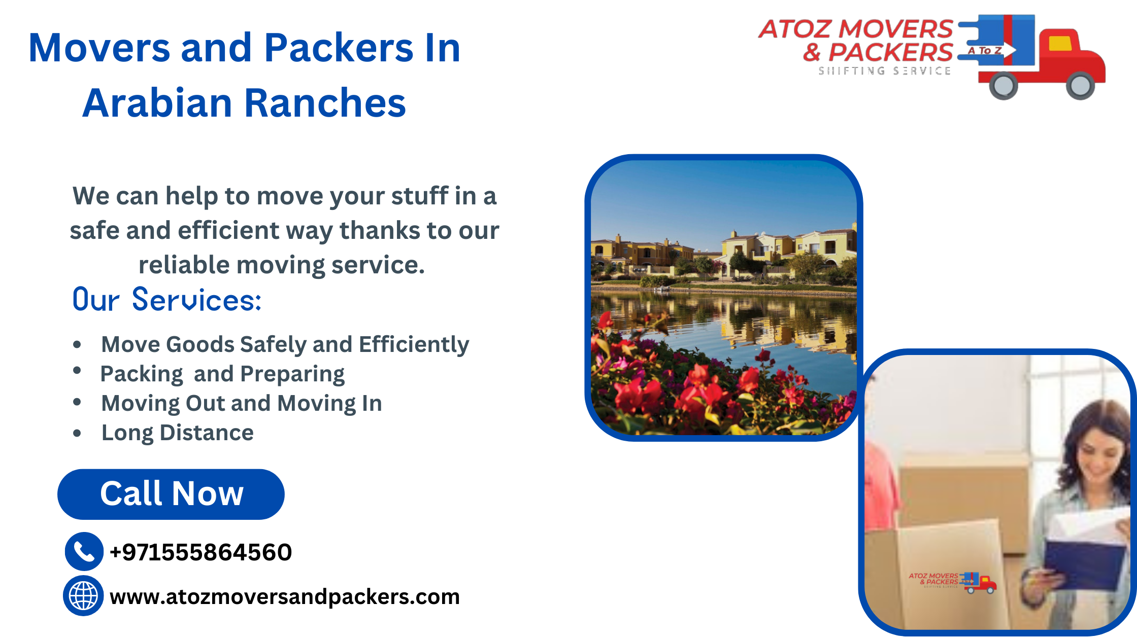 Movers and packers in arabian ranches