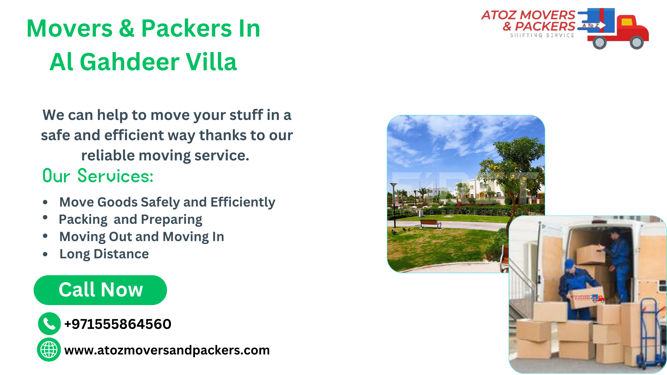 Movers and Packers in Al Ghadeer
